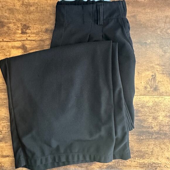 Halara Flex Micro Waffle Pants XL Black High Waist Wide Leg Work Travel $50 - Picture 1 of 10